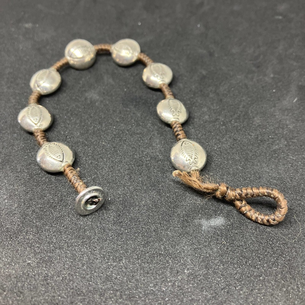 Custom Braided and Stainless Steel Tribal Bracelet